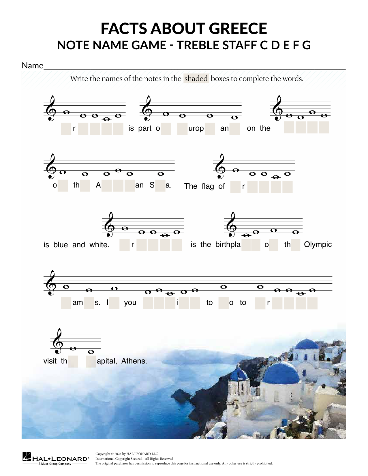Produktgalerie: Seite 1 von 1 Treble and Bass Staff - C D E F G, Karen Harrington