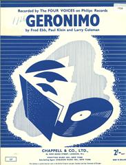 cover: Geronimo, The Four Voices, Gesang, Gitarre, Klavier