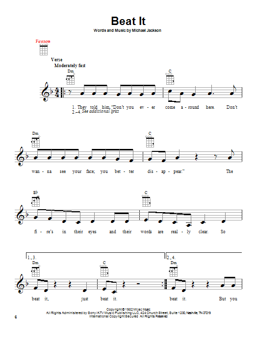 Product gallery: Page 1 of 1 Beat It, Michael Jackson