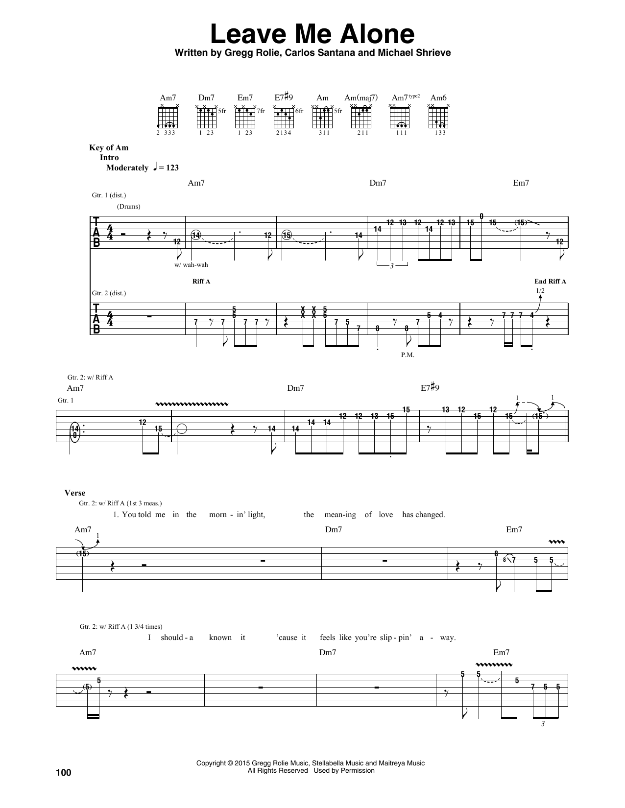Product gallery: Page 1 of 1 Leave Me Alone, Santana