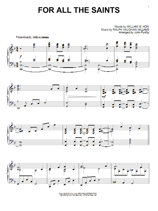 Produktbild zu: For All The Saints