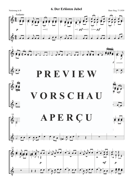 Produktgalerie: Seite 5 von 7 Der Erlösten Jubel, , Posaunenchor
