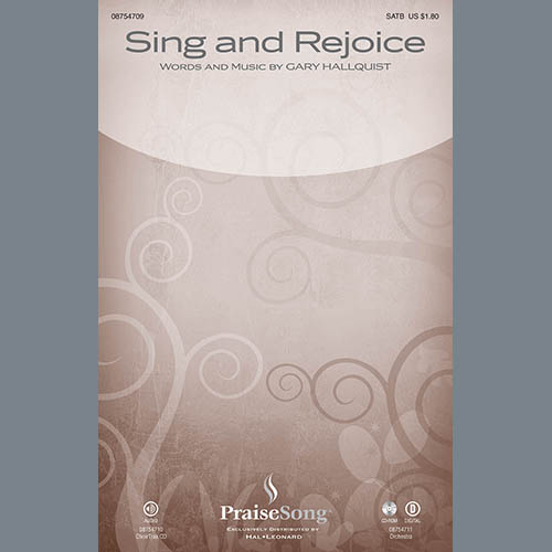 cover: Sing And Rejoice, Gary Hallquist
