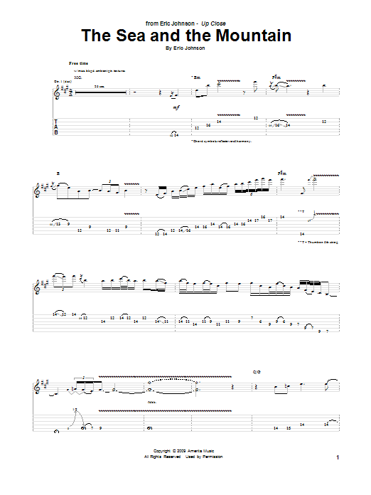 Product gallery: Page 1 of 1 The Sea And The Mountain, Eric Johnson
