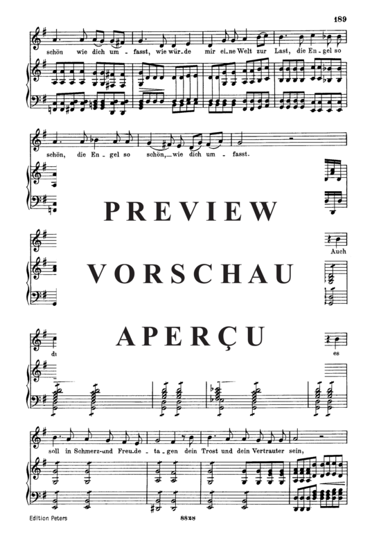 Product gallery: Page 10 of 13 Schiffers Scheidelied D.910, , Low Voice and Piano