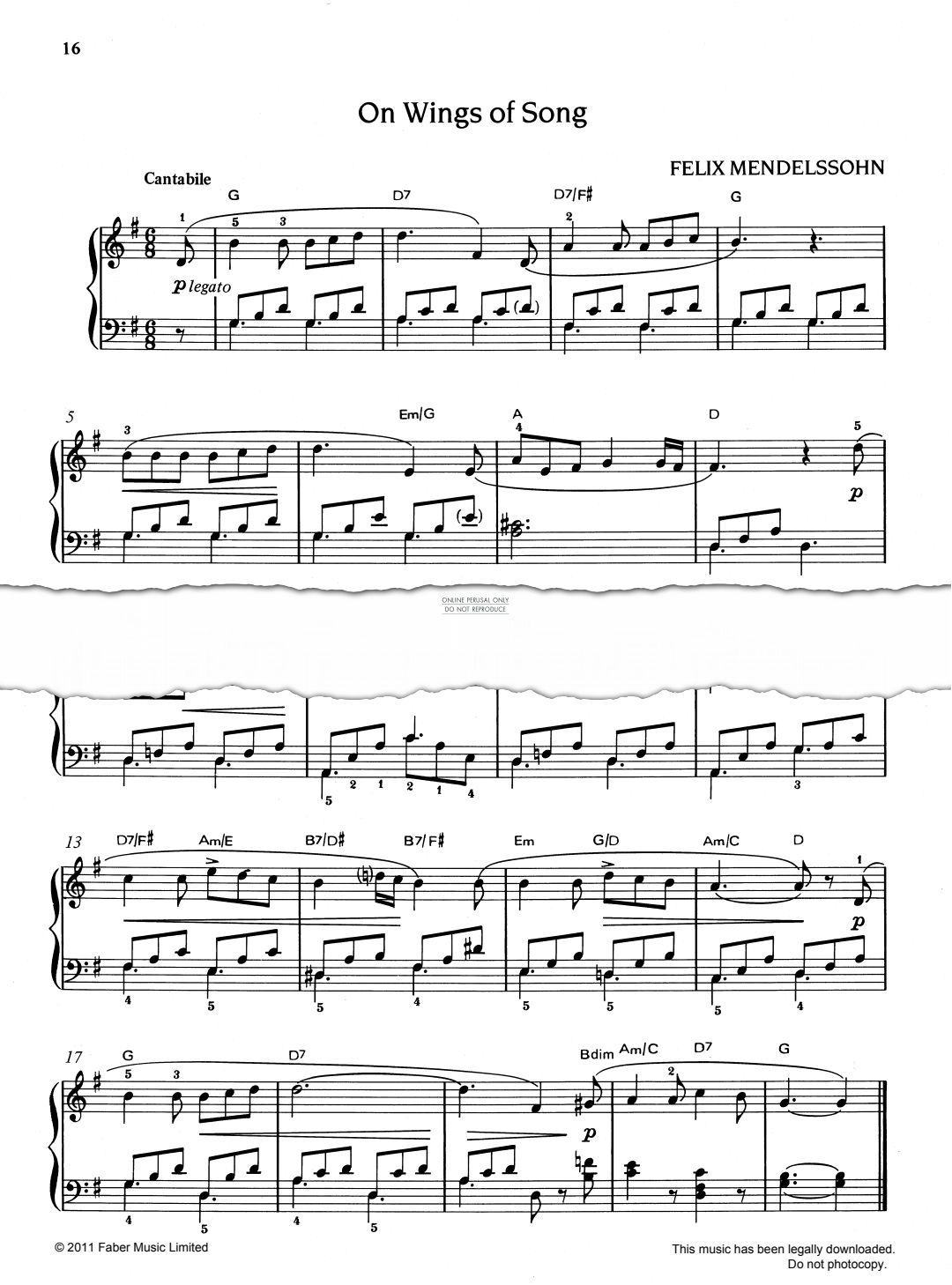 Produktbild zu: On Wings Of Song