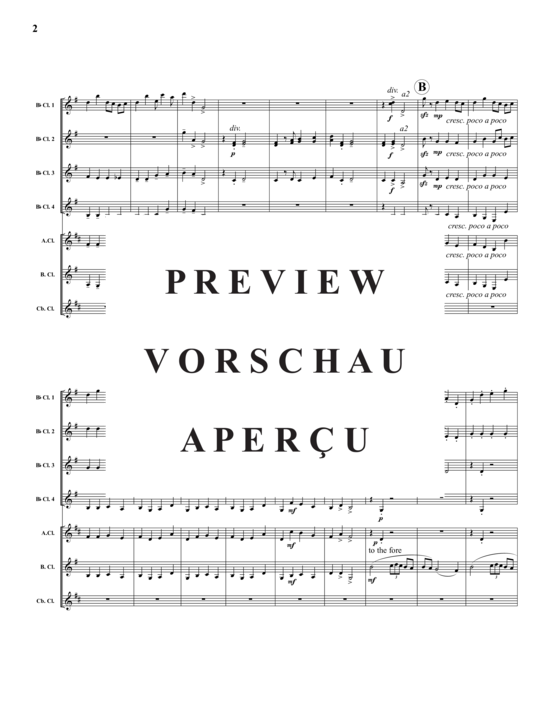 Product gallery: Page 3 of 21 Mock Morris , , (clarinet choir)