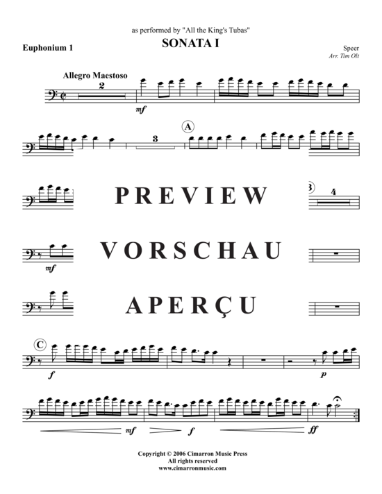 Product gallery: Page 4 of 9 Sonata I , , (Tuba Quartet: 2x Baritone, 2xTuba)