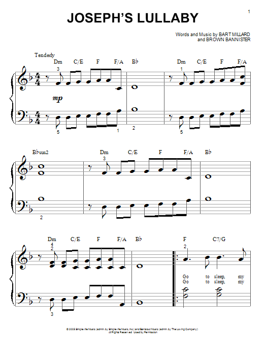 Produktbild zu: Joseph's Lullaby