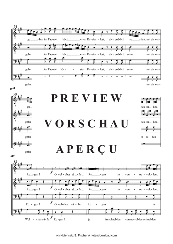 Product gallery: Page 7 of 8 Ich erblicke froh den Dämmerschein , , (male choir)