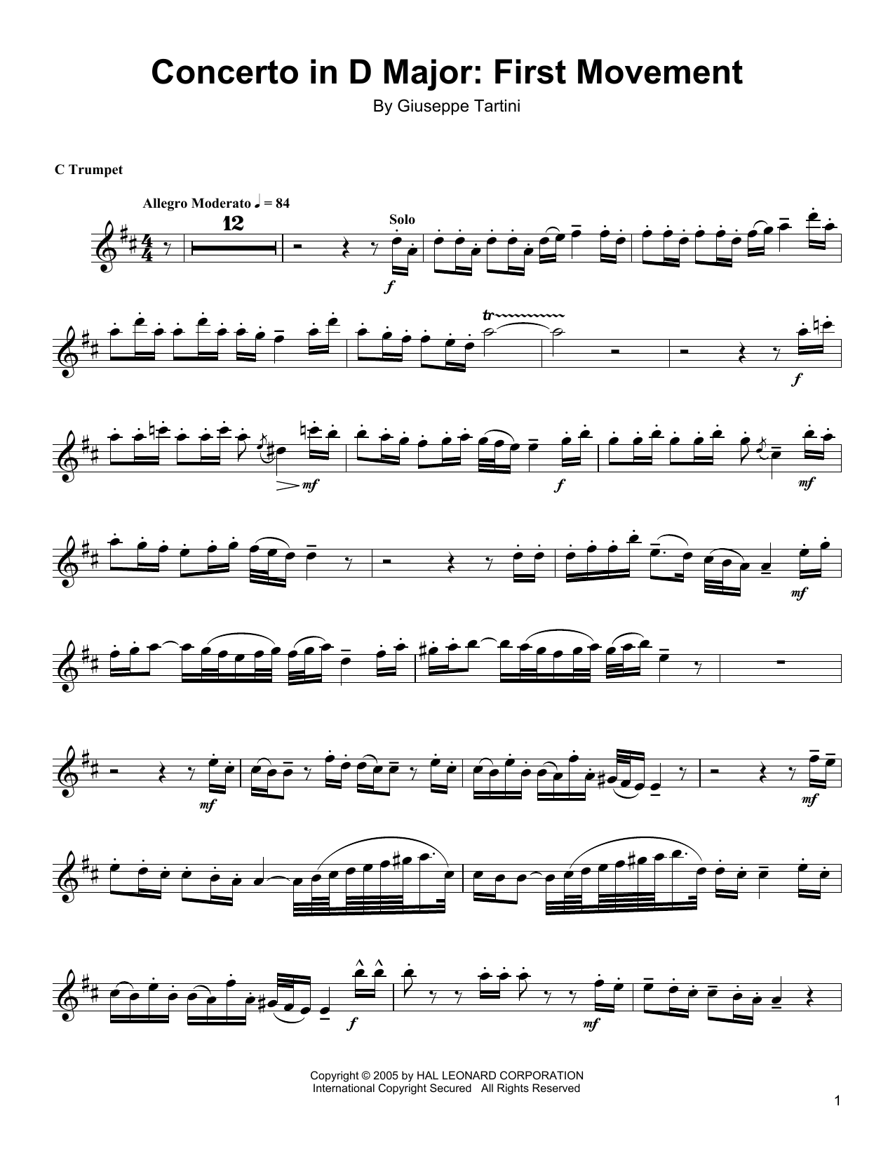 Produktgalerie: Seite 1 von 1 Concerto In D Major: First Movement, Arturo Sandoval, Trompete