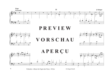 gallery: Präludien =Album für Orgel oder Piano , , (B-Dur)