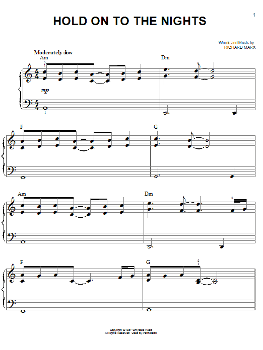 Produktbild zu: Hold On To The Nights