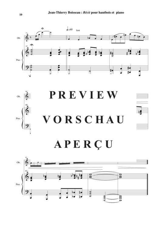 Product gallery: Page 11 of 14 Récit , , (Oboe + Keyboard)