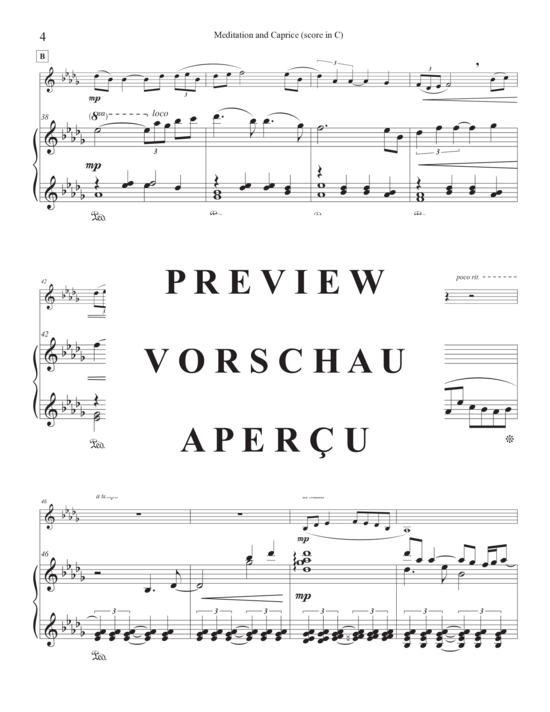 Produktgalerie: Seite 9 von 21 Meditation and Caprice , , (Trompete und Klavier)