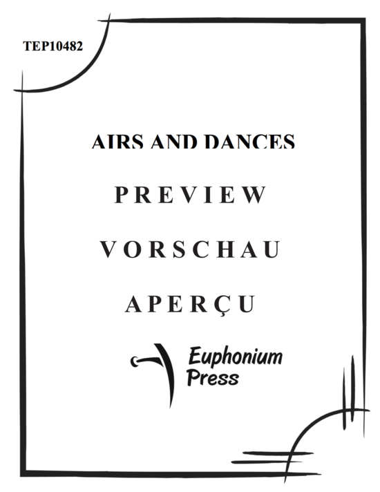 Produktgalerie: Seite 2 von 21 Airs and Dances , , (Euphonium + Tuba)