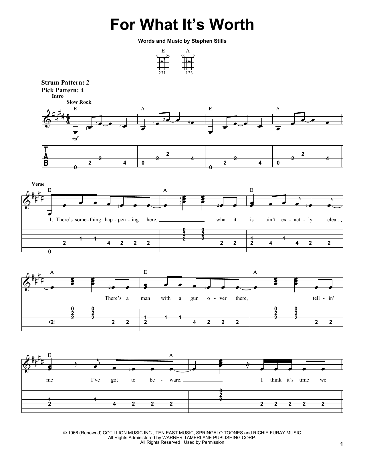 Produktgalerie: Seite 1 von 1 For What It's Worth, Buffalo Springfield, Gitarre