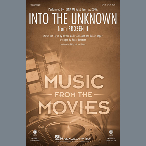 Product picture to: Into The Unknown (from Disney's Frozen 2) (arr. Roger Emerson)