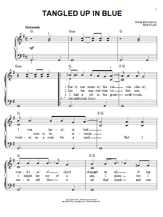 Produktbild zu: Tangled Up In Blue