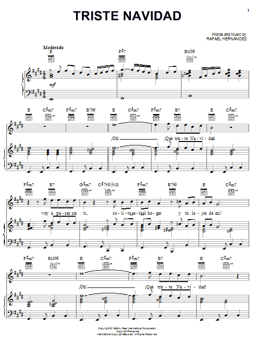 Produktbild zu: Triste Navidad