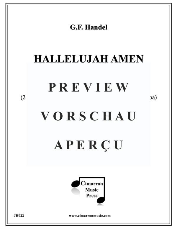 Produktgalerie: Seite 2 von 11 Hallelujah Amen, , Blechbläser Oktett