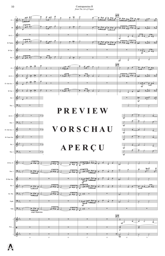Produktgalerie: Seite 13 von 15 Contrapunctus 2 aus Kunst der Fuge , , (Concert Band)