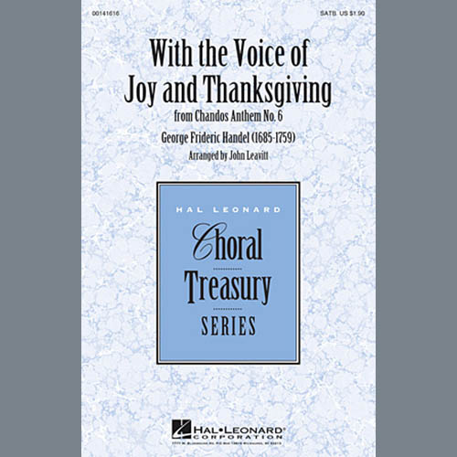 cover: With The Voice Of Joy And Thanksgiving, John Leavitt, Chor