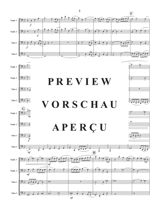 Product gallery: Page 5 of 18 Overture , , (Tuba Quartett EETT)