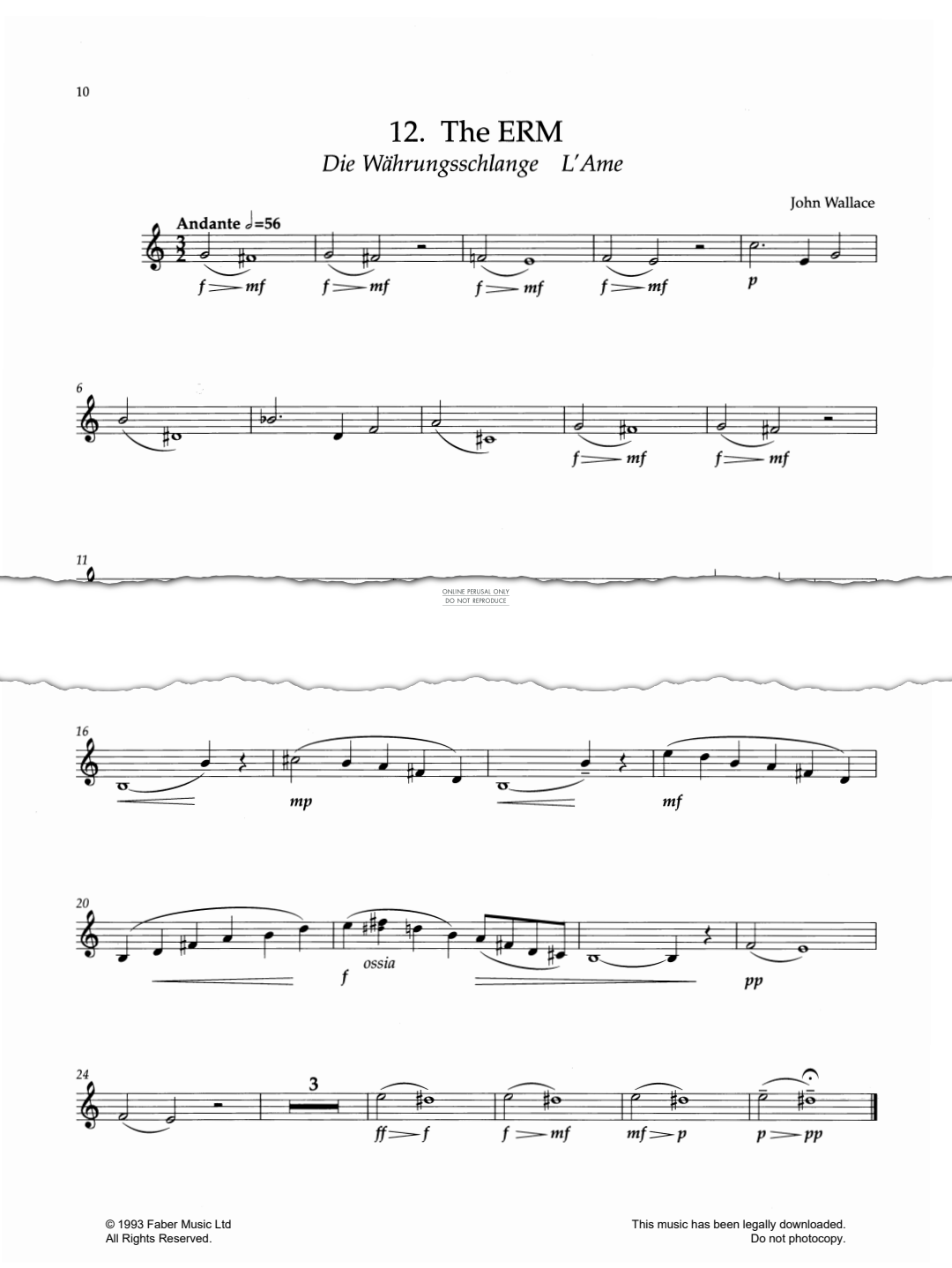 gallery: The ERM, John Wallace, Horn, Klavier