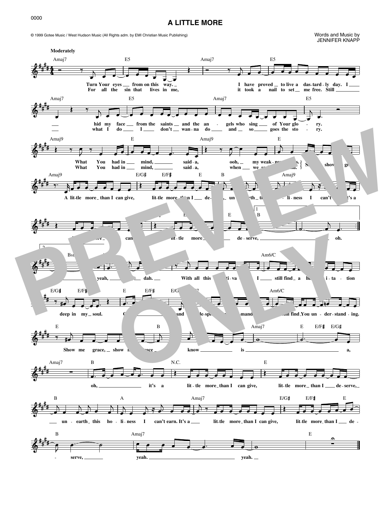 Produktbild zu: A Little More