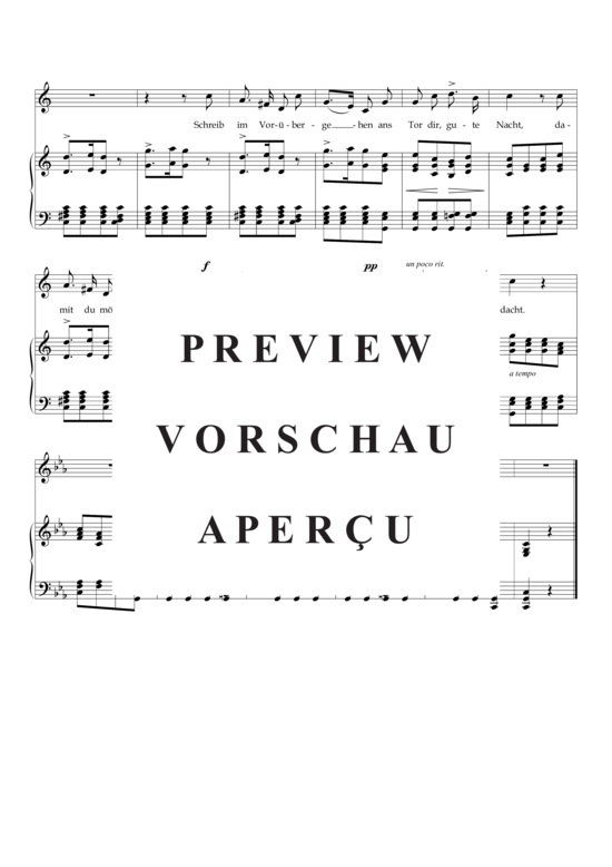 Product gallery: Page 6 of 6 Gute Nacht , , (voice + piano)