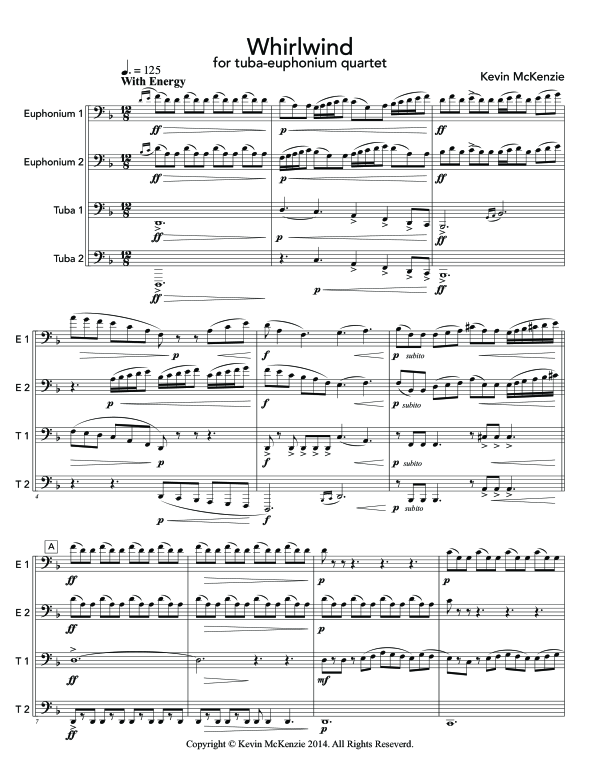 Product gallery: Page 1 of 11 Whirlwind, , (Tuba Quartett EETT)