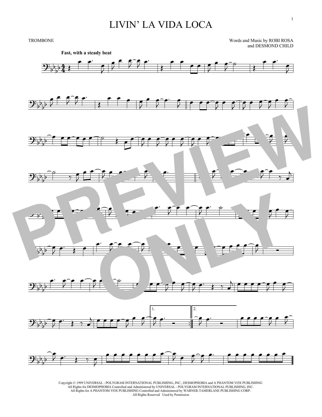 Product gallery: Page 1 of 1 Livin' La Vida Loca, Ricky Martin