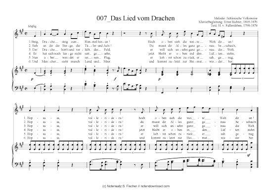 Product picture to: Das Lied vom Drachen Schlesische Volksweise