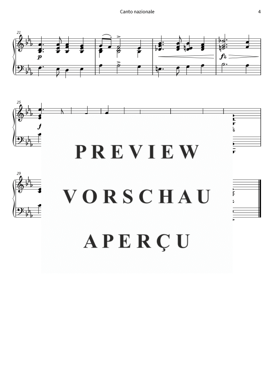 Product gallery: Page 6 of 6 Canto nazionale - N. 8 da Pezzi lirici, Libro 1, op. 12, , Piano Solo