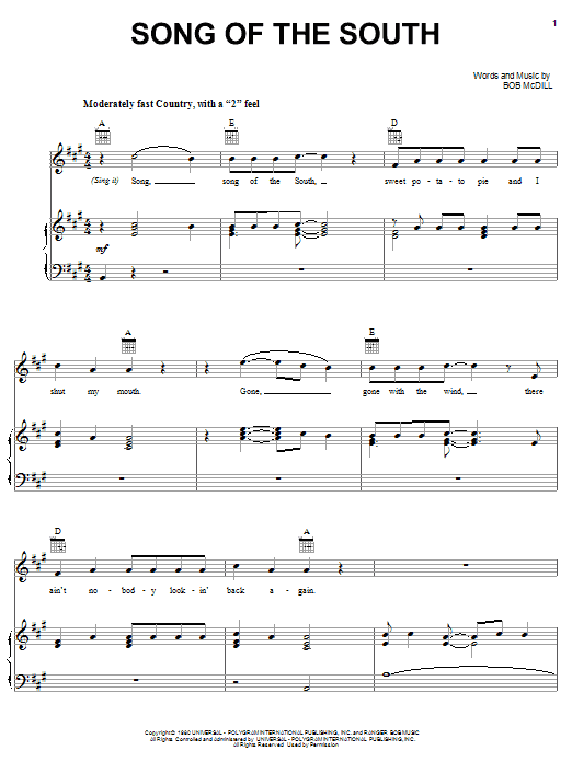 Produktbild zu: Song Of The South