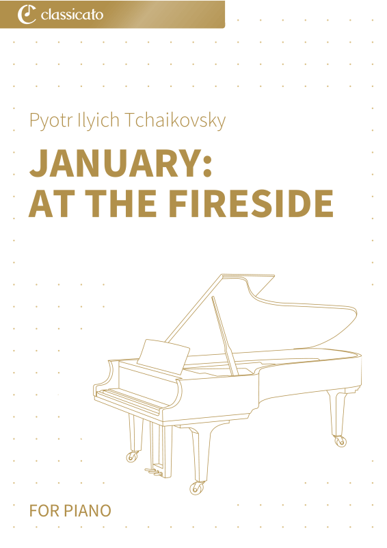 Product picture to: January: At the Fireside - Simplified versionPyotr Ilyich Tchaikovsky