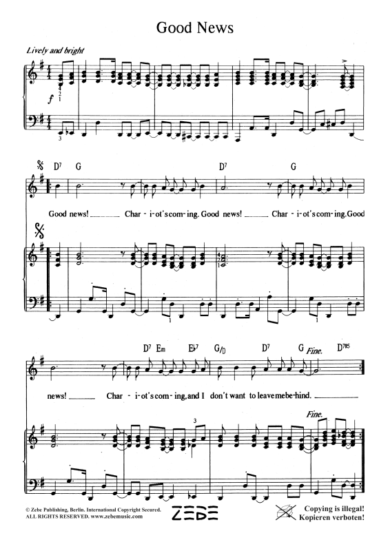 gallery: Good News, , Voice and Piano