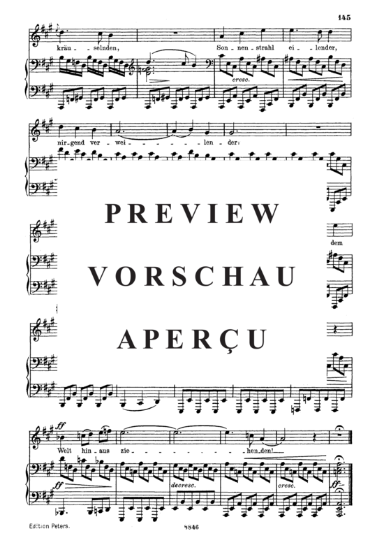 gallery: In der Ferne D.957-6 (Schwanengesang) , ,  (Gesang mittel + Klavier)