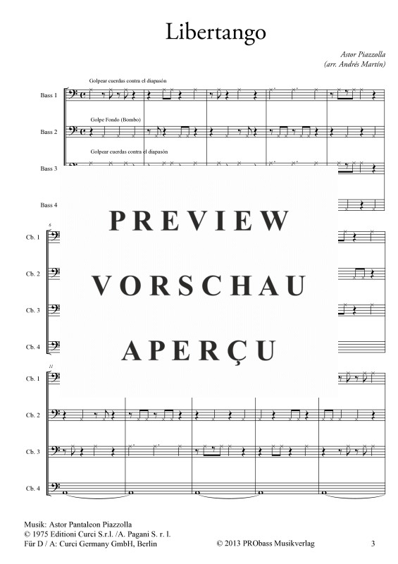 gallery: Libertango, , Double Bass Quartet