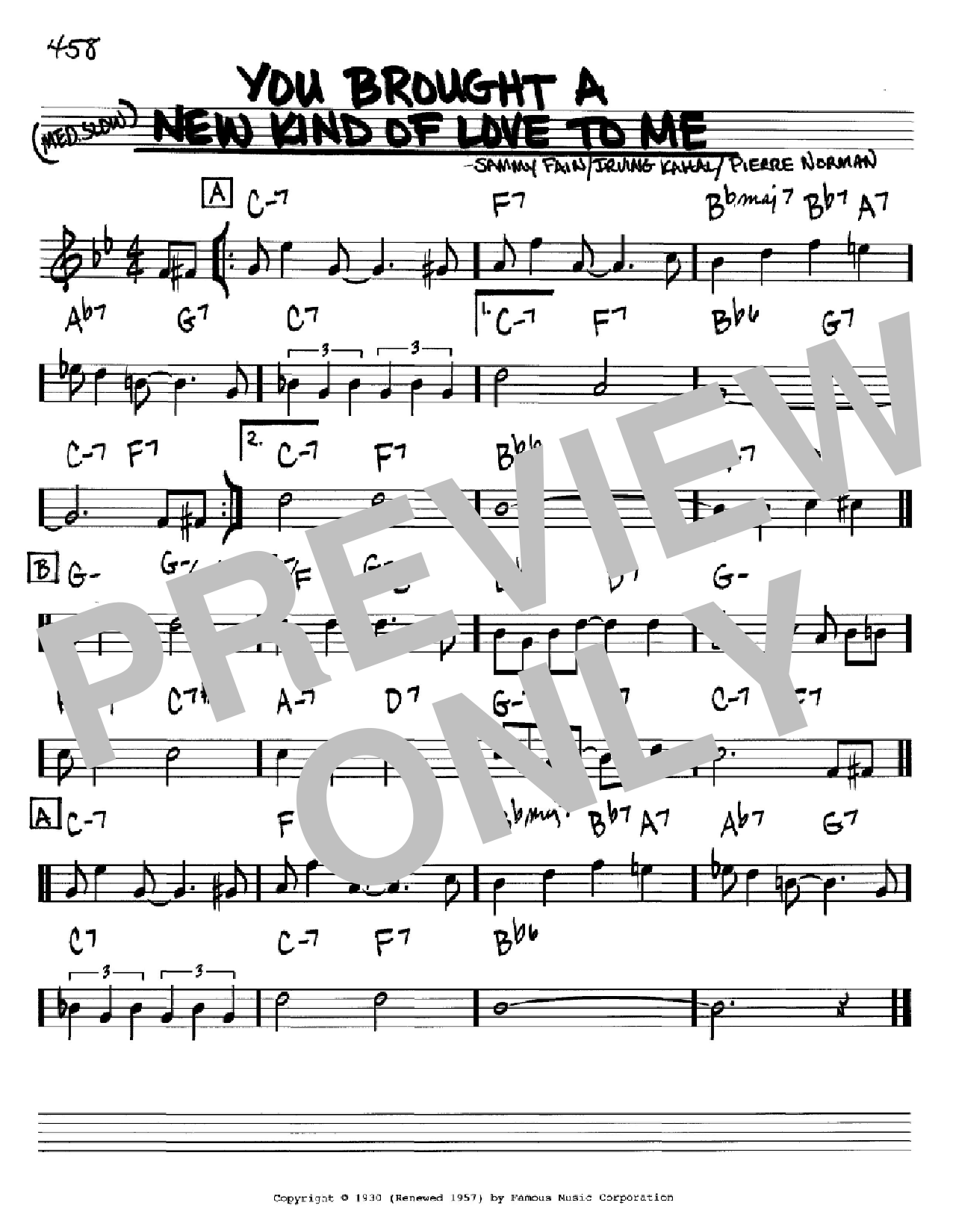 Produktbild zu: You Brought A New Kind Of Love To Me