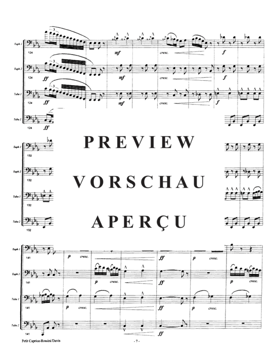 Product gallery: Page 11 of 21 Petit Caprice in the Style of Offenbach , , (Tuba Quartett EETT)