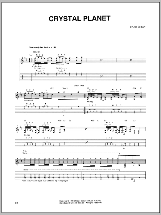Produktgalerie: Seite 1 von 1 Crystal Planet, Joe Satriani, Gitarre