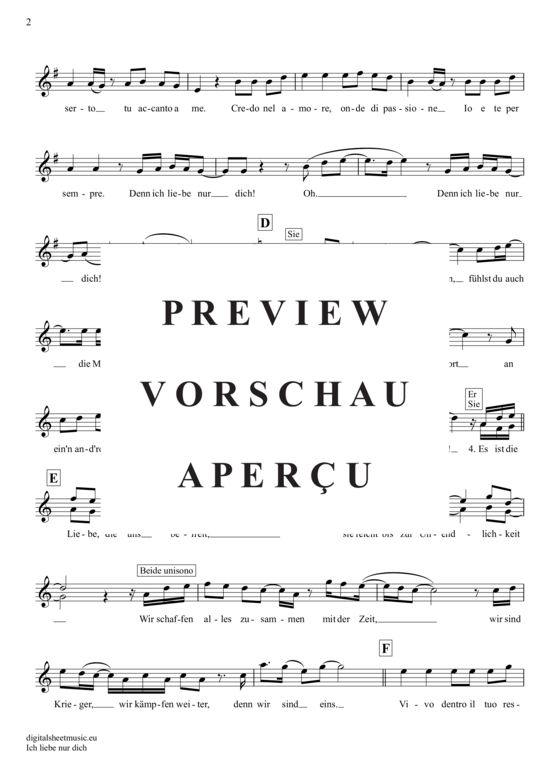 Produktgalerie: Seite 3 von 4 Ich Liebe Nur Dich , Basile, Pietro/Lombardi, Sarah, (Oboe)