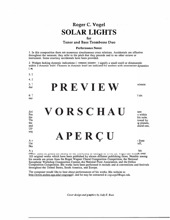 gallery: Solar Lights , , (Posaune/Euphonium und Bassposaune/Tuba)