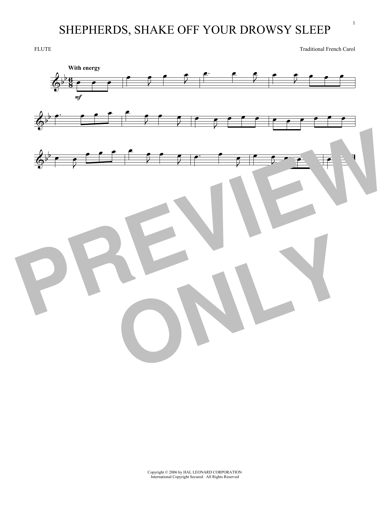 Product gallery: Page 1 of 1 Shepherds, Shake Off Your Drowsy Sleep, Traditional French Carol