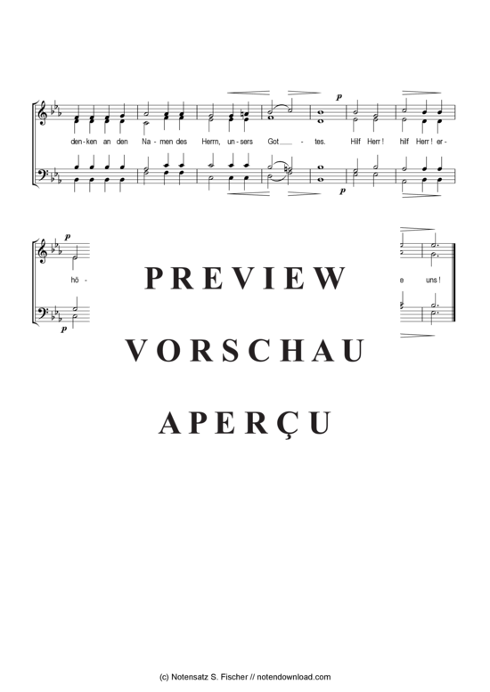 Product gallery: Page 4 of 4 Der Herr erhöre dich , , (mixed choir)