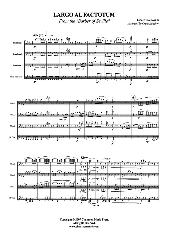 Product picture to: Largo al Factotum Gioachino Rossini