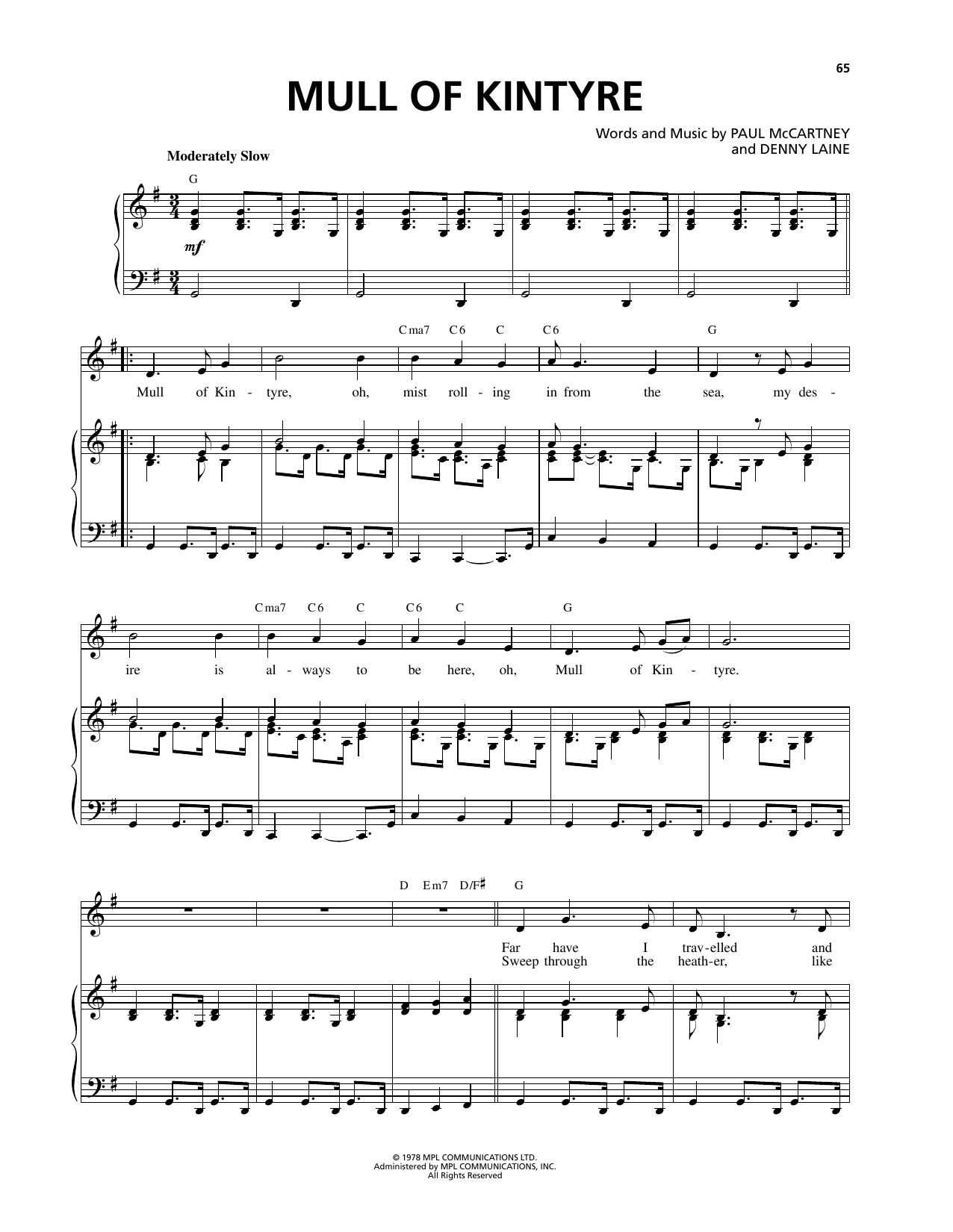 Produktgalerie: Seite 1 von 1 Mull Of Kintyre, Celtic Thunder, Gesang, Klavier