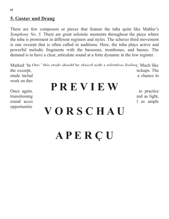 Product gallery: Page 12 of 21 15 Orchestral Etudes for Contrabass Tuba , , (KontrabassTuba Solo)